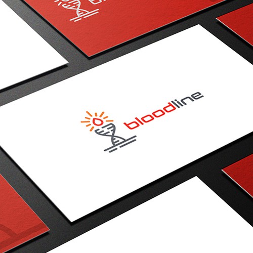 DNA design with the title 'Unused Blood Compact Logo'