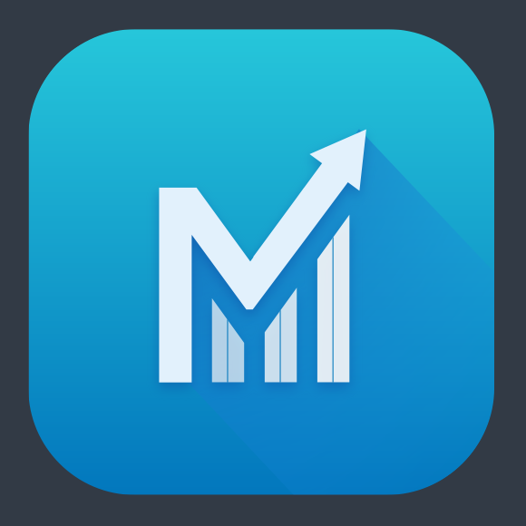 IOS 8 design with the title 'finance app called markup '