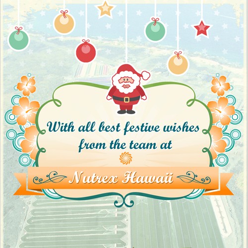 New Year's design with the title 'nutrex Hawaii'