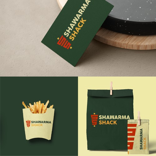 Shawarma logo with the title 'Shawarma shack'