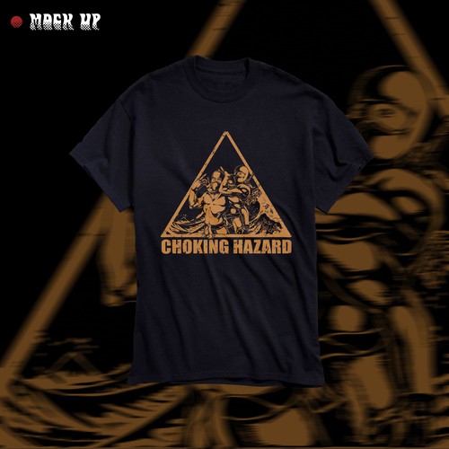 Ninja t-shirt with the title 'Choking Hazard'