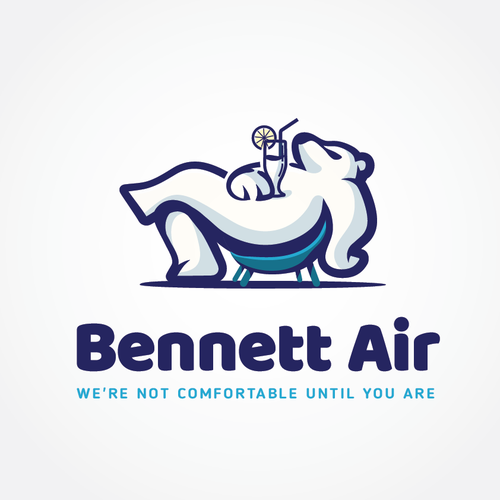 Comfortable design with the title 'Logo for a HVAC company'