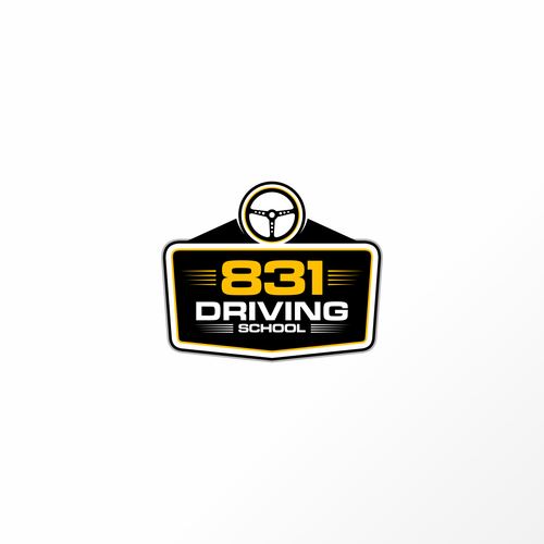 Driving logo with the title 'Logo for 831 driving cshool'