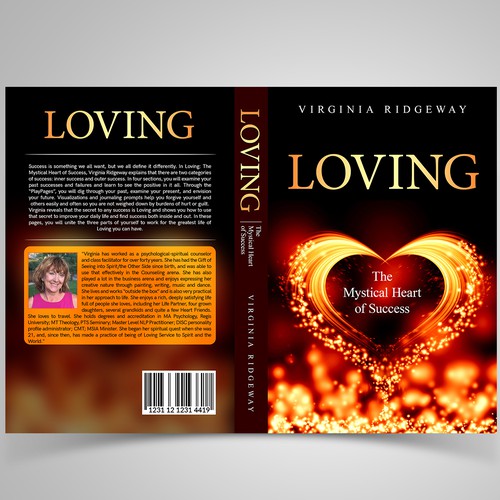 Heart book cover with the title 'Loving'
