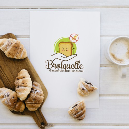 Pencil design with the title 'Brotquelle'