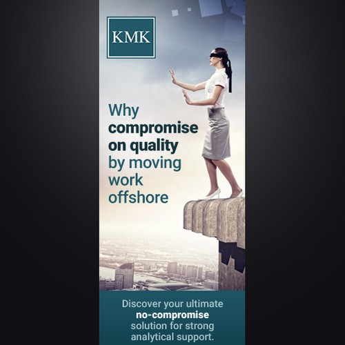 Healthcare design with the title 'Conference Banner Ads for a Boutique Consulting Firm'