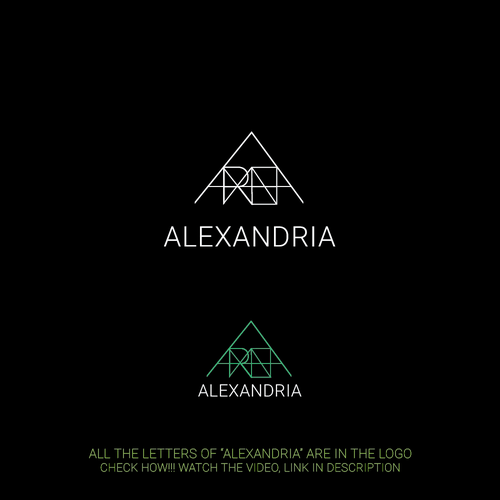 Name logo with the title 'Elegant Minimalist and LetterMark Name Logo Concept Design'