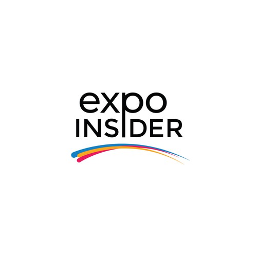 Expo design with the title 'Expo Insider Logo Concept'