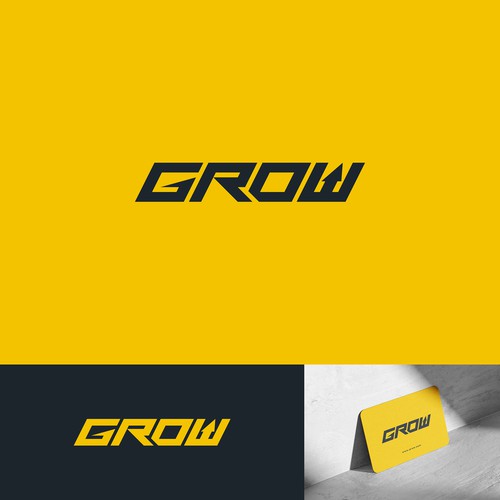 Growing logo with the title 'Logo for a Fitness Brand.'