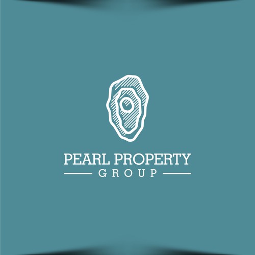 Aqua brand with the title 'Pearl logo design'