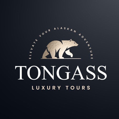 Personalized design with the title 'Tongass Luxury Tours'