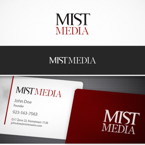 Media brand with the title 'Mist Media Branding'