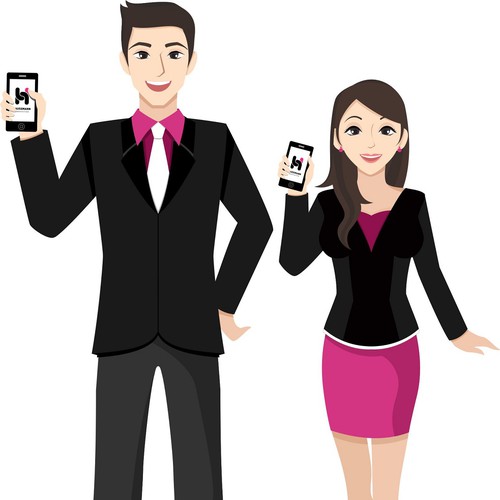 Formal design with the title 'Character Design'