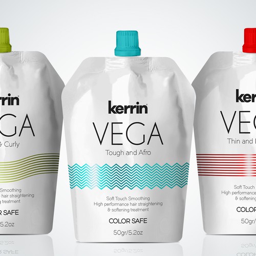 Creative packaging with the title 'Packaging for haircare products'