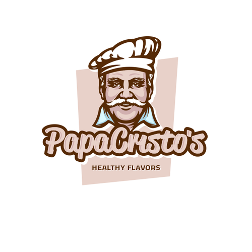 Portrait logo with the title 'Papa Cristo's'