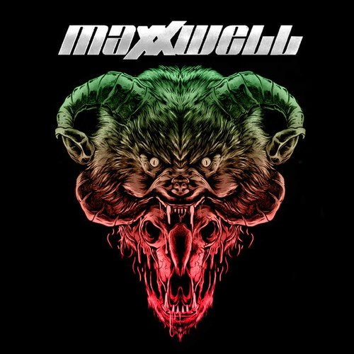 Wolf t-shirt with the title 'Maxxwell contest'