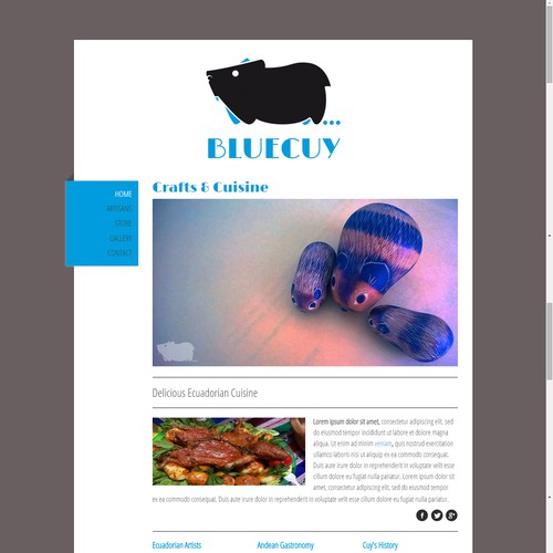 Hamster design with the title 'BlueCuy'