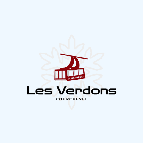 Snow logo with the title 'Logo pour Les Verdons'