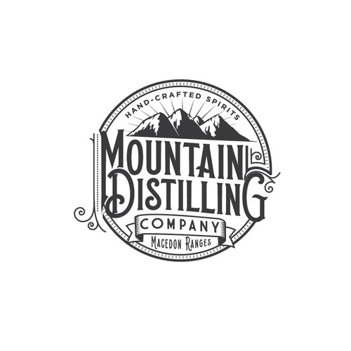 Distillery design with the title 'Distillery logo design'
