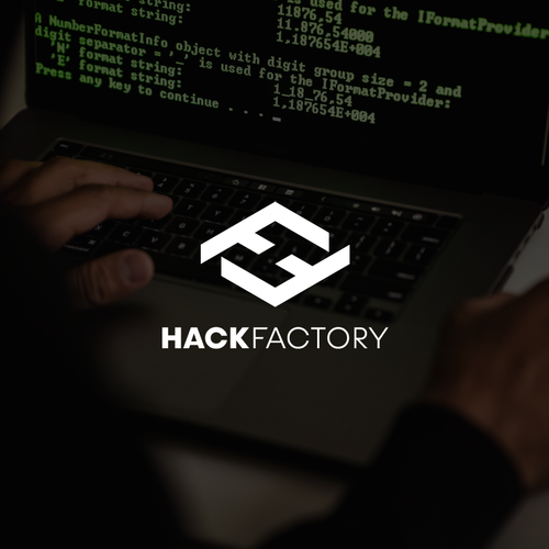 Sharp logo with the title 'Hack Factory: Building Through Code'