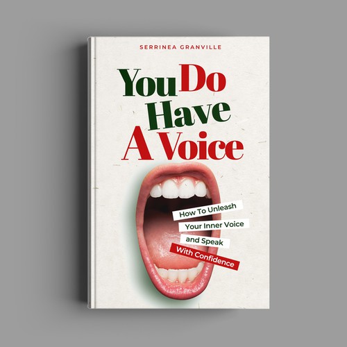 Book cover with the title 'you do have a voice'