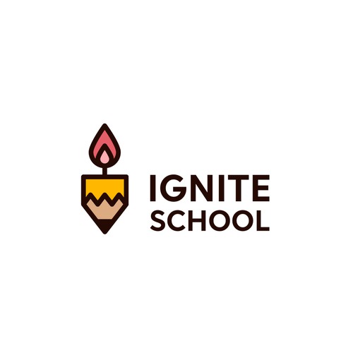 Student logo with the title 'Logo design'