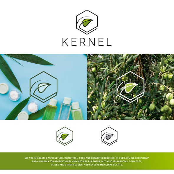Farm-horse logo with the title 'KERNEL logo'