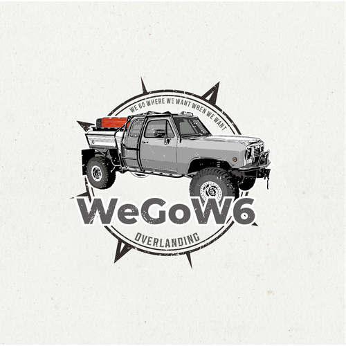 Jeep logo with the title 'Logo for Overlanding WeGoW6'