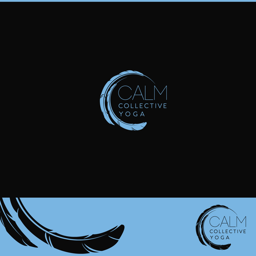 Calm logo with the title 'Calm Collective Yoga'