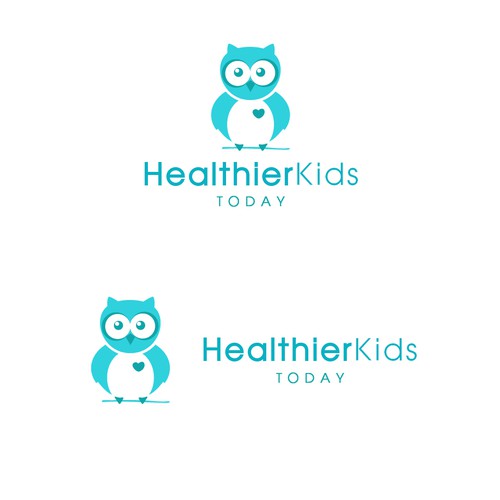 Medical logo with the title 'HealthierKidsToday'