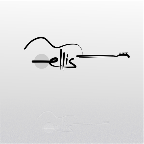 rock guitarist logo