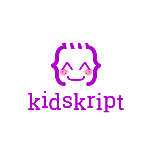 标题为“kidskript”的俏皮标志