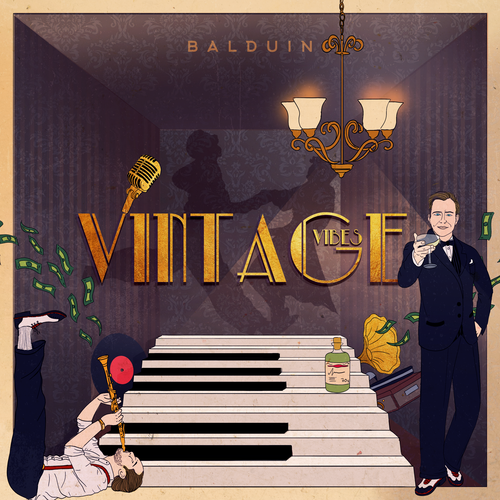 Swing design with the title 'Vintage Vibes'