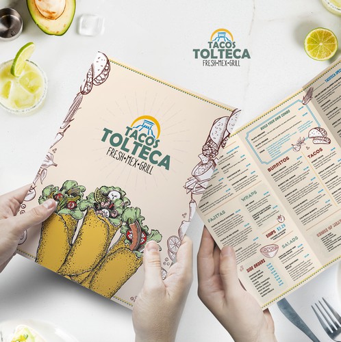 Mexican restaurant design with the title 'Mexican Restaurant Menu'