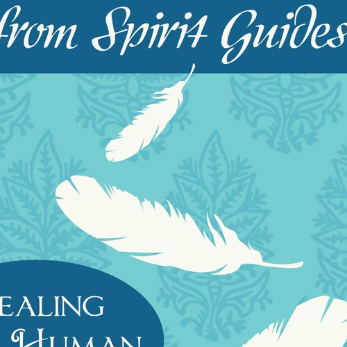 New age design with the title 'The Light of Our Being - Book Cover Design'