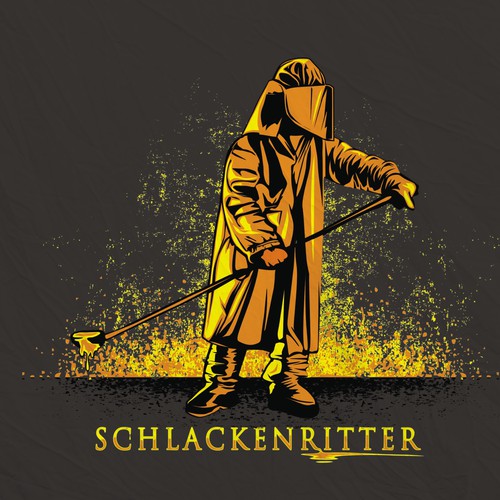 Industrial t-shirt with the title 'SchlackenRitter'
