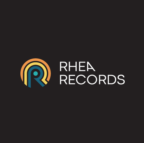 Record logo with the title 'Rhea Records Logo'
