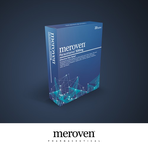 Drug design with the title 'Drugs Packaging for Meroven Pharmaceutical'