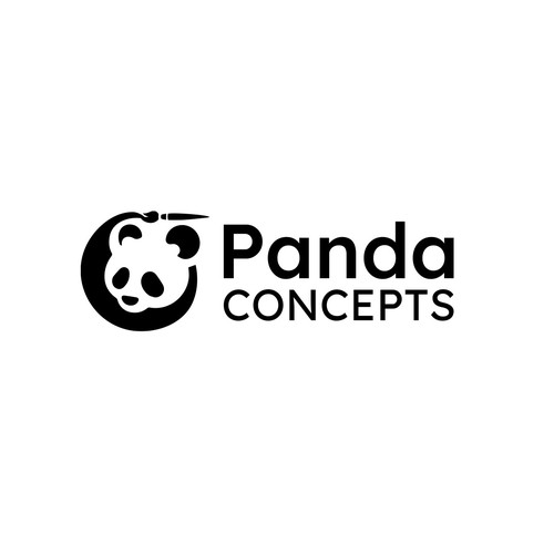 Paintbrush logo with the title 'Logo for a Graphic Design Company'