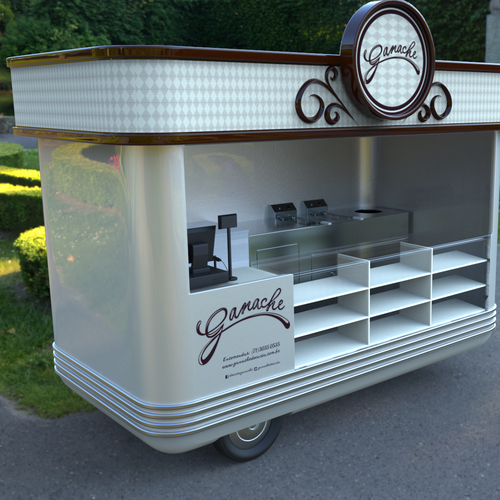 Food truck design with the title 'food truck'