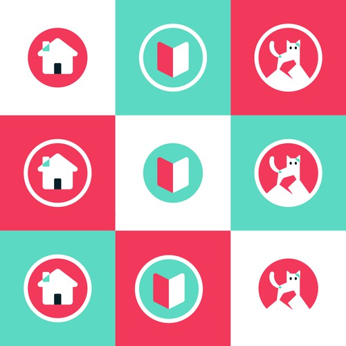 Training design with the title 'Nyanstop Icons'