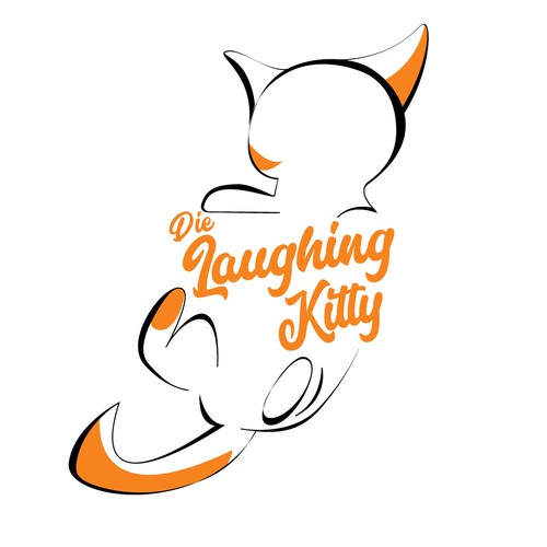 Kitty logo with the title 'Die Laughing Kitty'