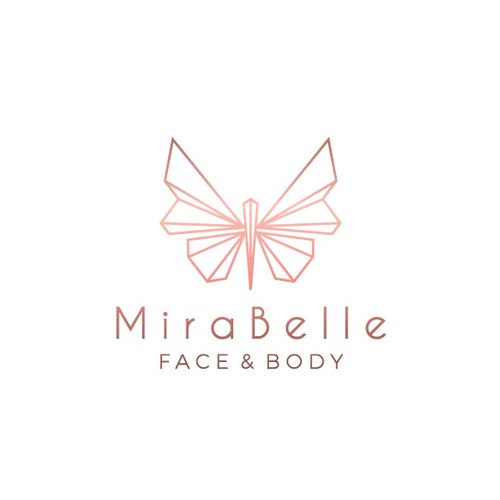 Butterfly logo with the title 'Logo for a luxurious Medical Spa'
