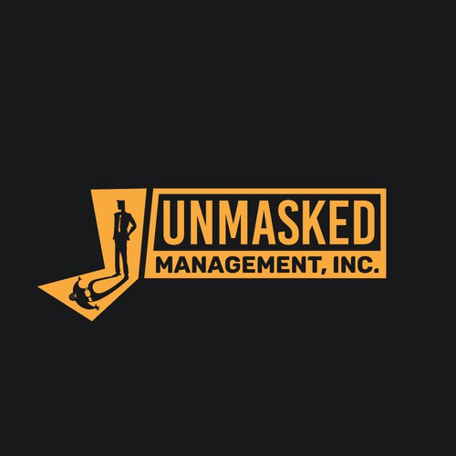 Mask logo with the title 'Fun restaurant management logo'