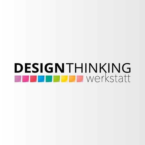 Impressive logo with the title 'DESIGN THINKING WERKSTATT'