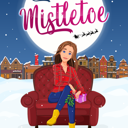 New Year's design with the title 'Whole Lotta Mistletoe'