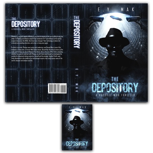 Dark blue design with the title 'The Depository'