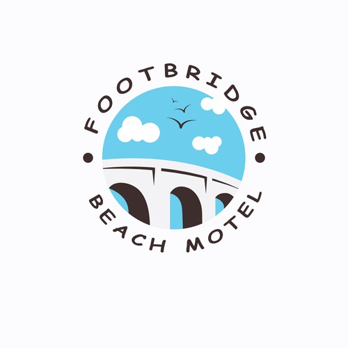 Motel design with the title 'footbridge'