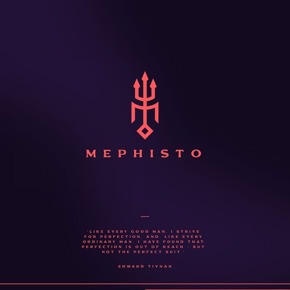 Quality brand with the title 'Mephisto Luxury Clothing'