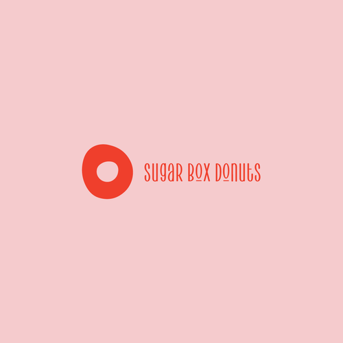 Donut  logo with the title 'Gourmet Donut Shop '